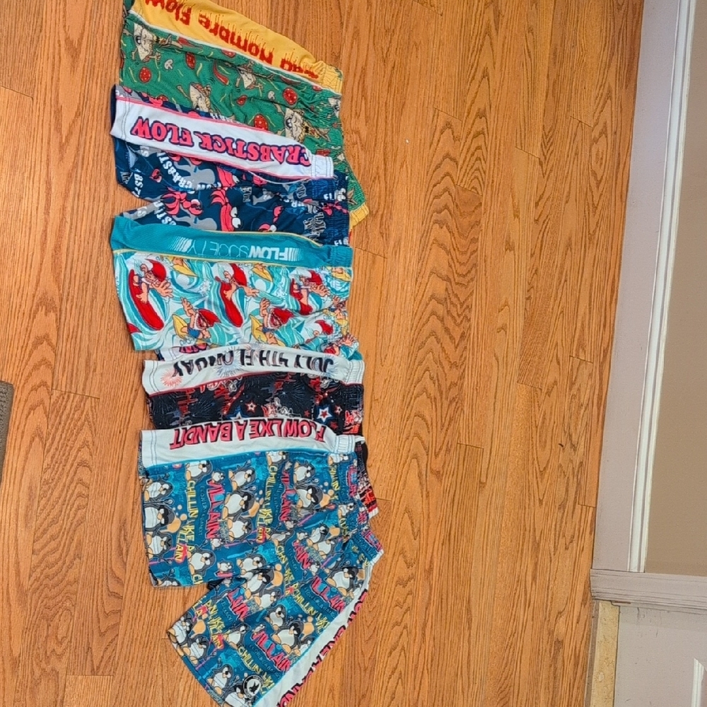 Colorful Cartoon Boxer Briefs Set
